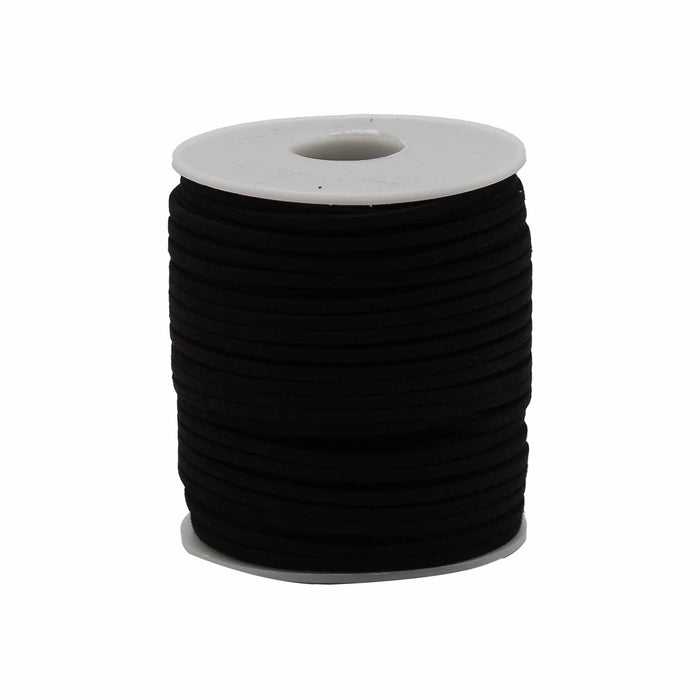 Rolle Anhängerschnur – Kunstleder, Schwarz