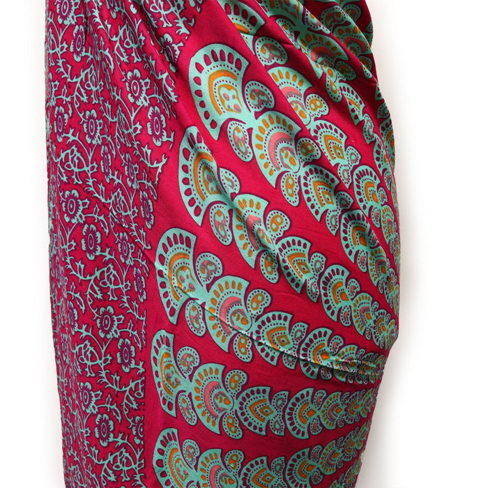 Mandala Sarong - Petrol/Lila