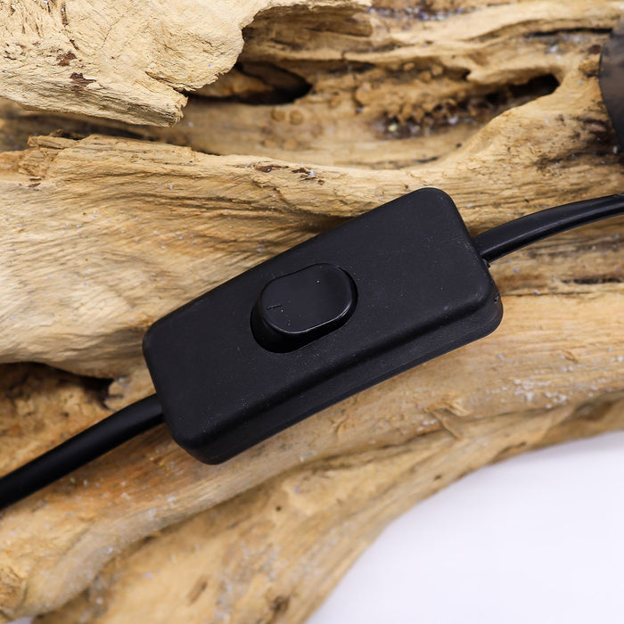 DriftGlow Lamp - Grey Luna Shade