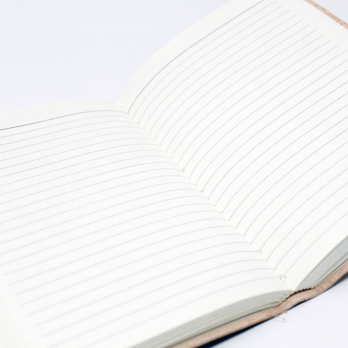 Ledernotizbuch - Chakra-Steine (23x15 cm)
