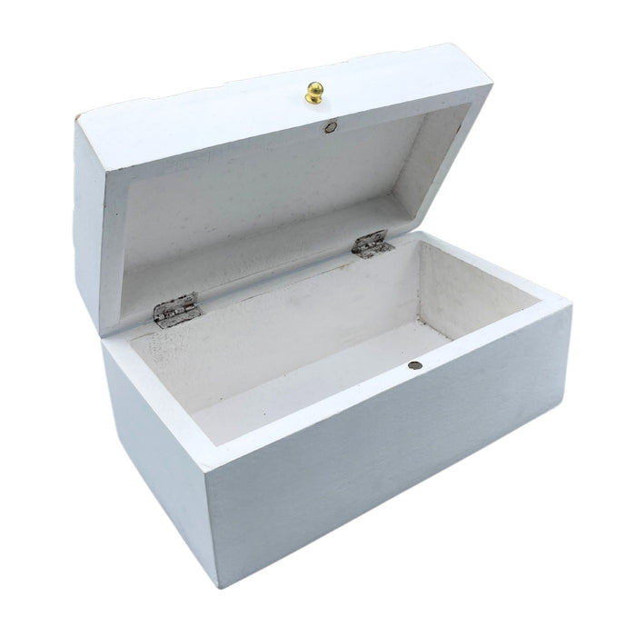 Vintage Deco Multi-Purpose Box - White Diamonds