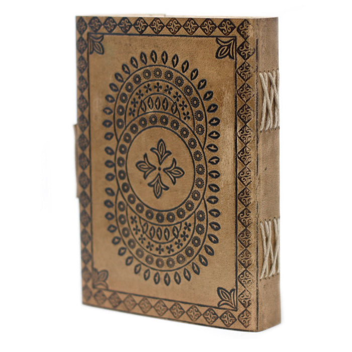 Leder Notizbuch - Mandala (18x13cm)