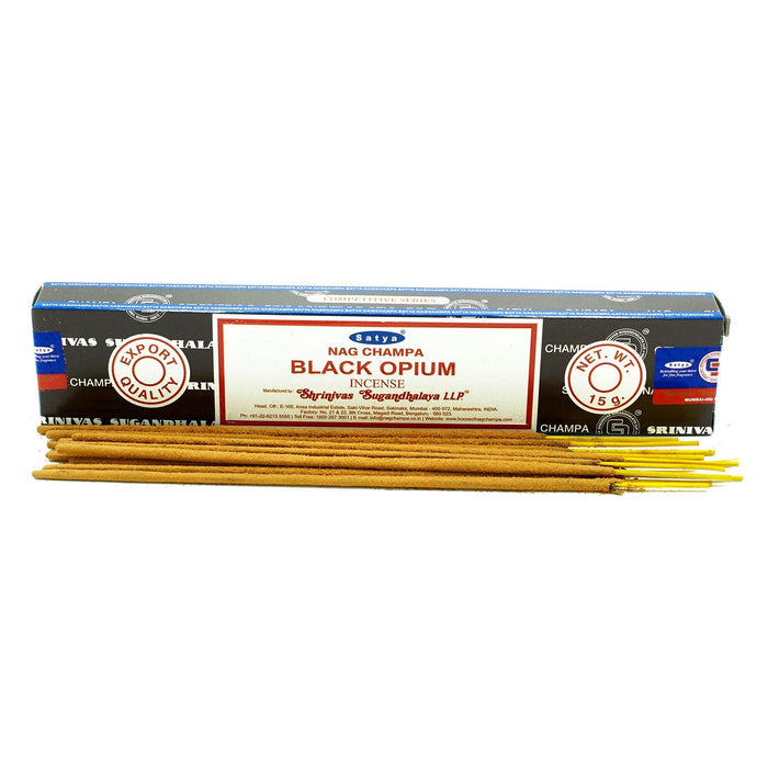 Bâtonnets d'encens Satya - Black Opium