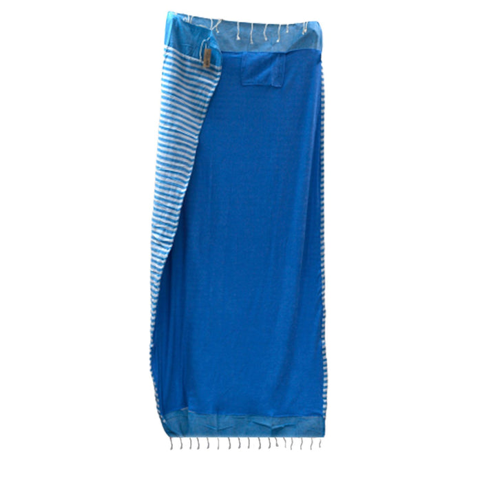 Cotton Pario Towel - Sky Blue