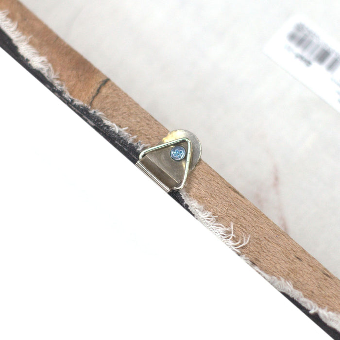 Set of 4 Painted Canvases - Buddha Mandala, Brocade Detail - Grey