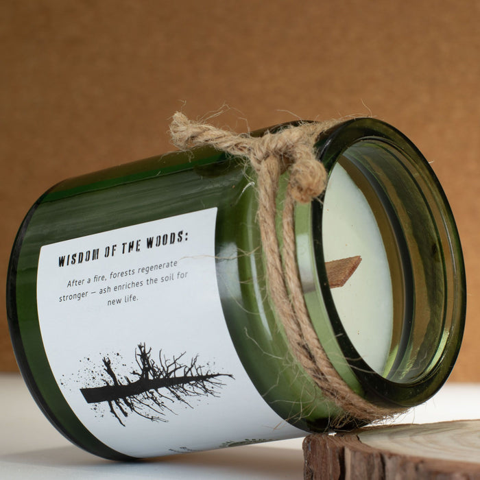 Greenman Woodwick Sojakerze – Esche & Holzrauch