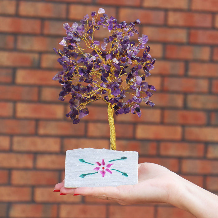 Amethyst Edelsteinbaum – 320 Steine