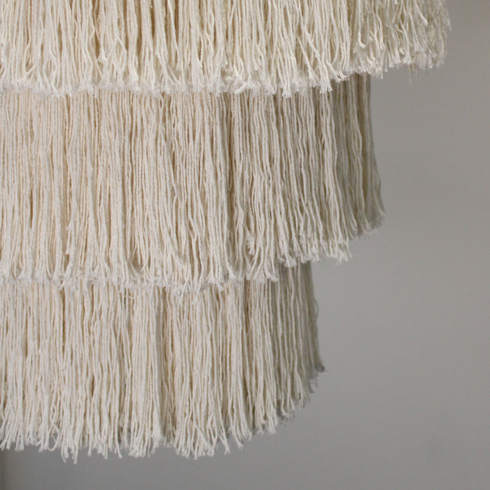 Macrame Soft Cotton Rope Chandelier - Natural