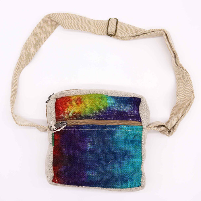 Hanf-Kuriertasche - Batik