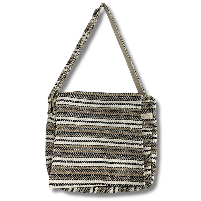 Banjar Laptoptasche – Creme & Grau