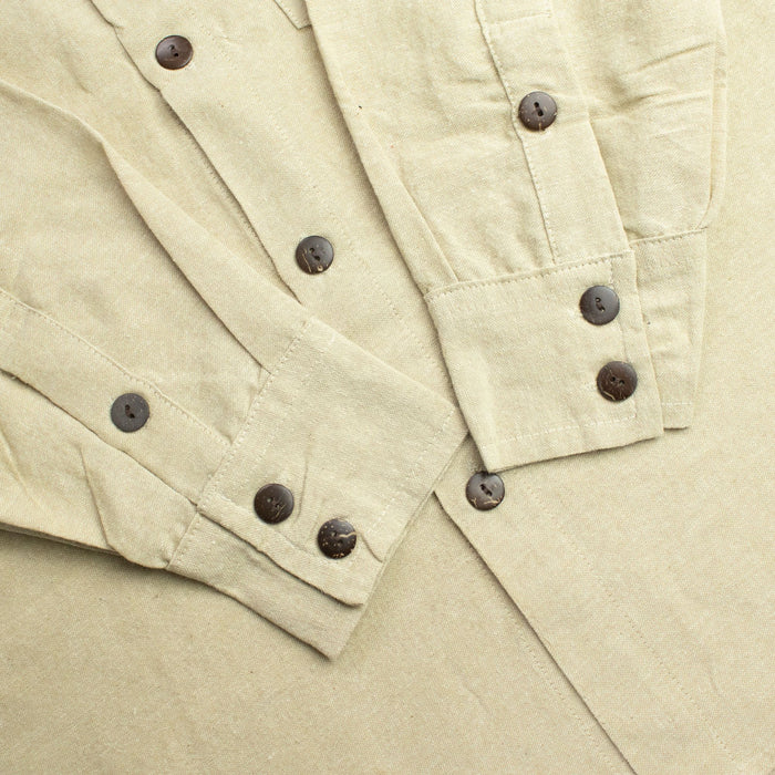 Soft Cotton Kathmandu Shirt - Stone (XL)