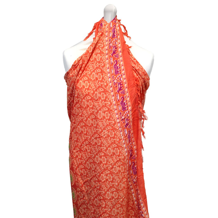 Mandala Sarong - Rosa/Rot