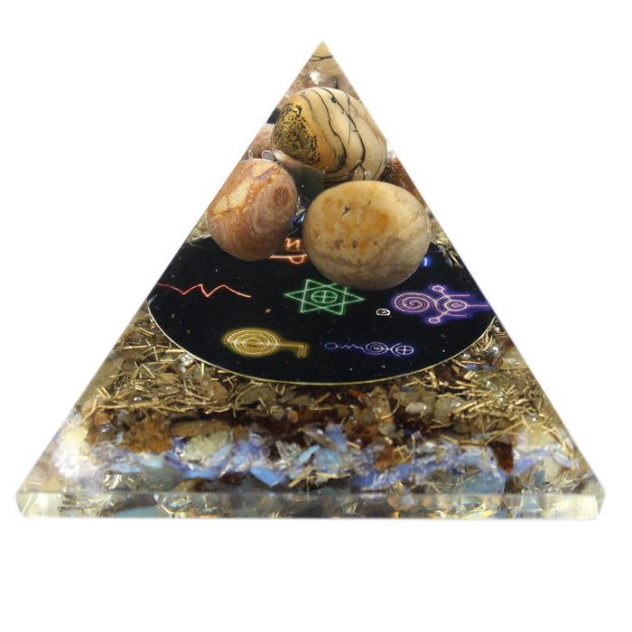 Orgonit Pyramide - Mitternachts-Reiki (Groß)
