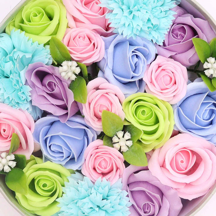 Geschenkbox Seifenblumen - Blau - Babysegen