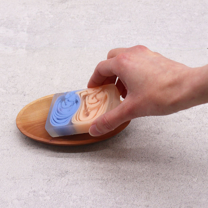 Klassische Naseberry Holz-Seifenschale – Oval