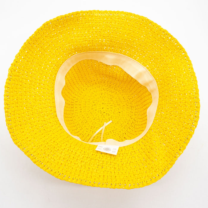Straw Sun Hat - Yellow