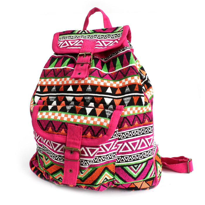Jacquard Rucksack - Pink