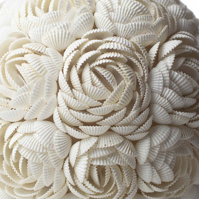 Boho Sea Shell Lamp - Rose Globe, 15cm