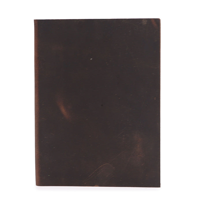 Carnet en cuir - Noir (20x15 cm)