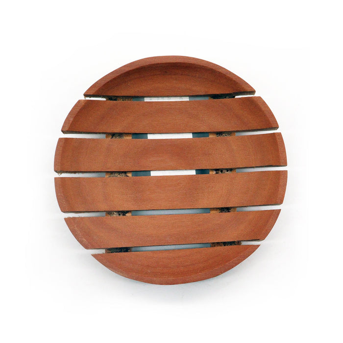 Klassische Naseberry-Holz-Seifenschale - Rund