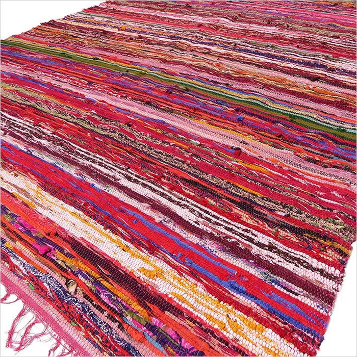 Medium Rag Rug - Red