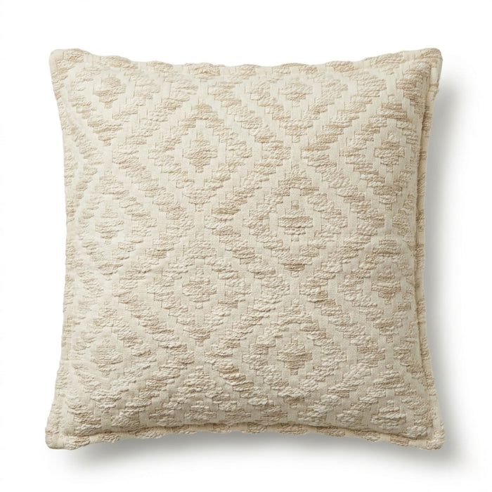 Lux Comfort Kissenbezug Classic - Neutral Geo Creme