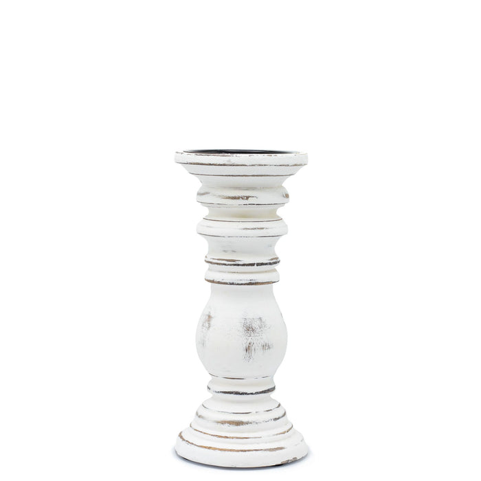 Small Candle Stand - Whitewash
