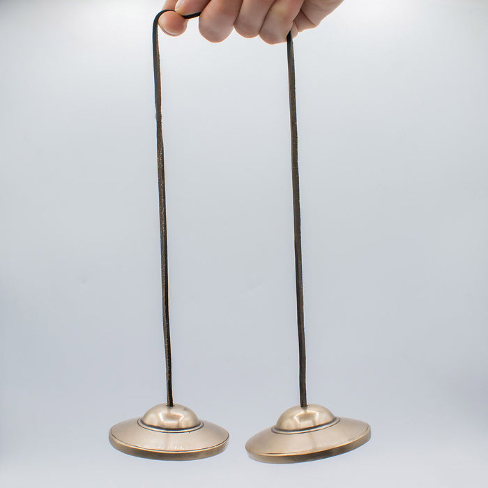 Brass Tibetan Tingsha Bells - Plain Traditional