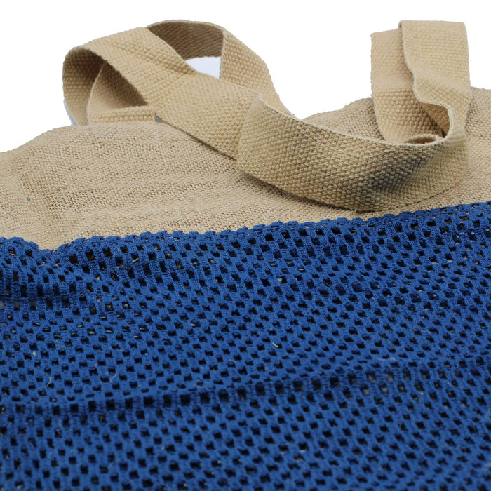 Jute- & Baumwollnetzbeutel – Denim