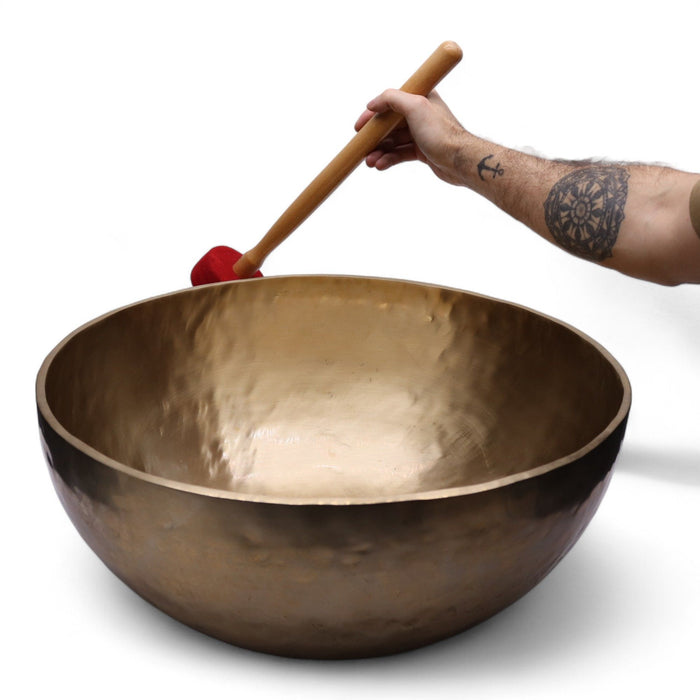 Huge Vibrational Feet Standing Bowl - Plain, 50cm