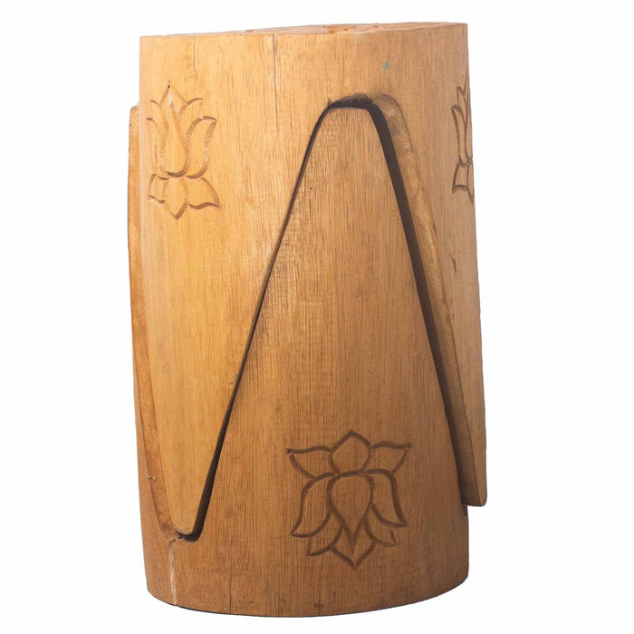 Set of 2 Interlocking Plant Stands - Natural