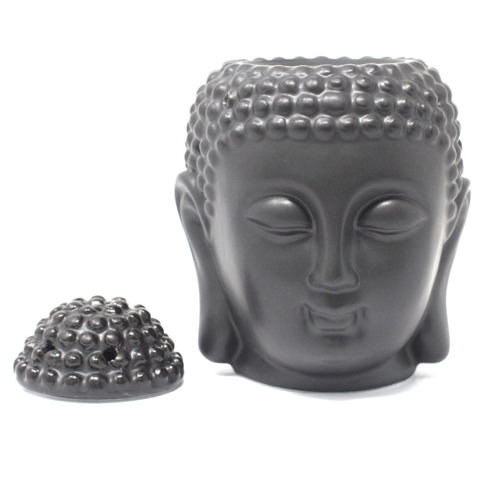 Buddha-Kopf Ölbrenner – Dunkelbraun