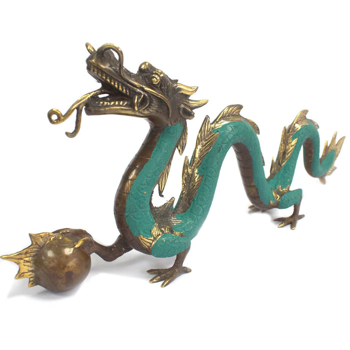 Großer Feng-Shui-Drache mit Kugel – 45cm