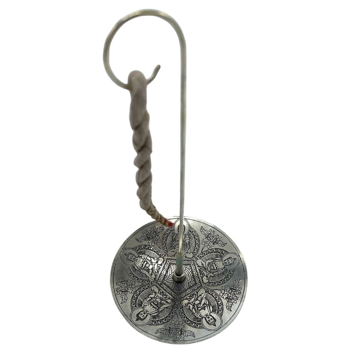 Räucherseil und versilberter Halter Set – Pancha Buddha