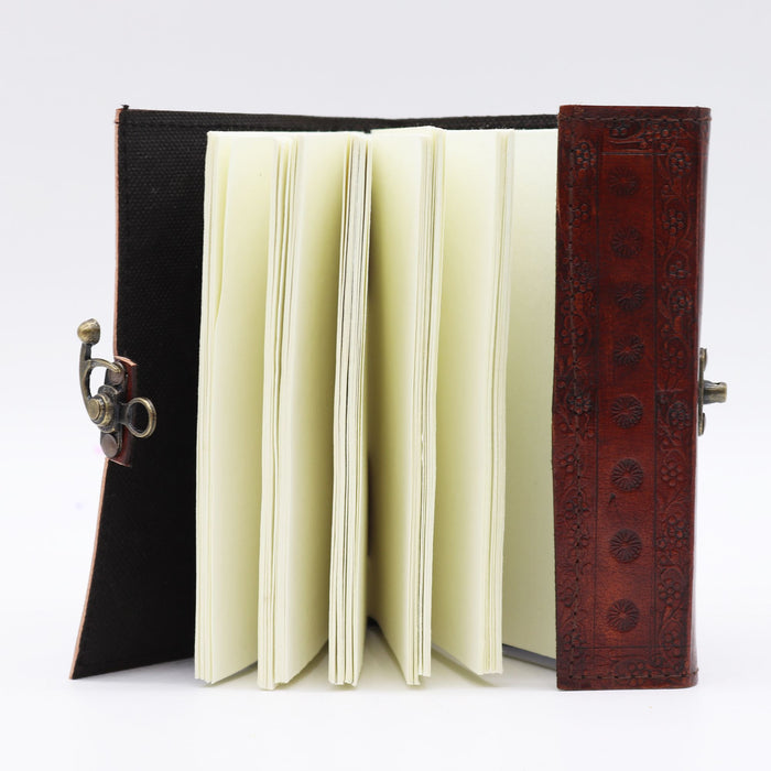 Leder Notizbuch - Zwei Drachen (18x13 cm)