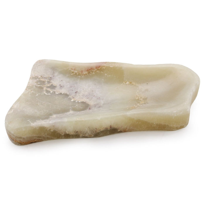 Seifenschale aus Stein – Natur, Honig-Onyx