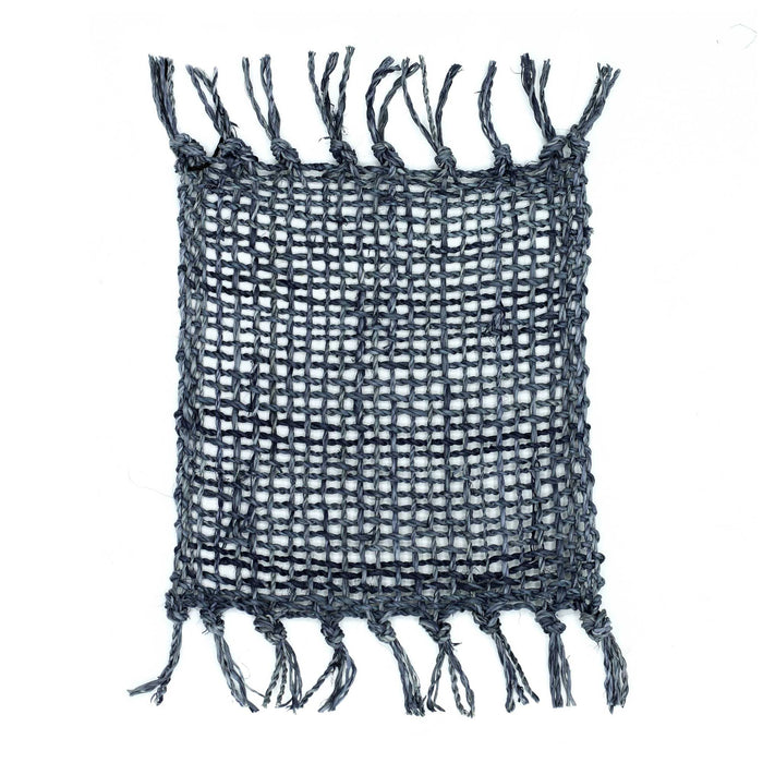 Seagrass Coasters - Charcoal, Set of 4