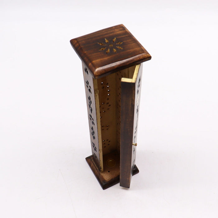 Mangoholz Räucherturm - Eckig