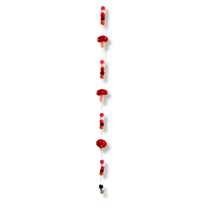Filz-Wandbehang - Rotkappen-Pilze
