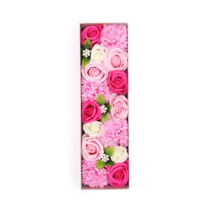 Geschenkbox Seifenblumen - Rosa - Baby-Segen