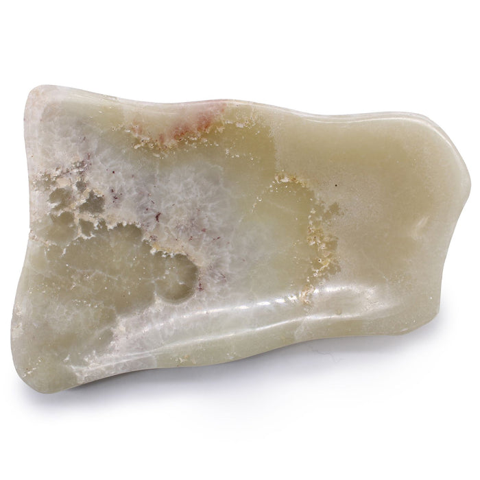 Seifenschale aus Stein – Natur, Honig-Onyx