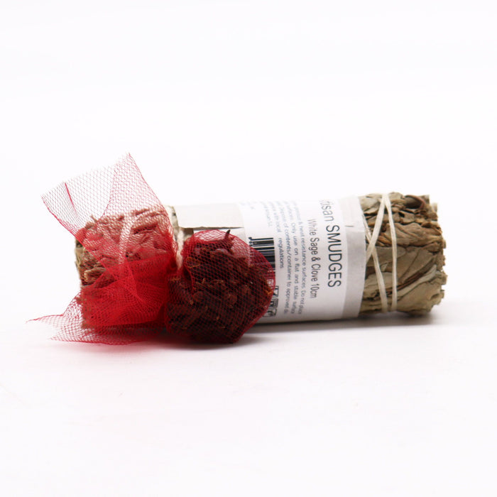 Smudge Stick - White Sage & Clove (10cm)