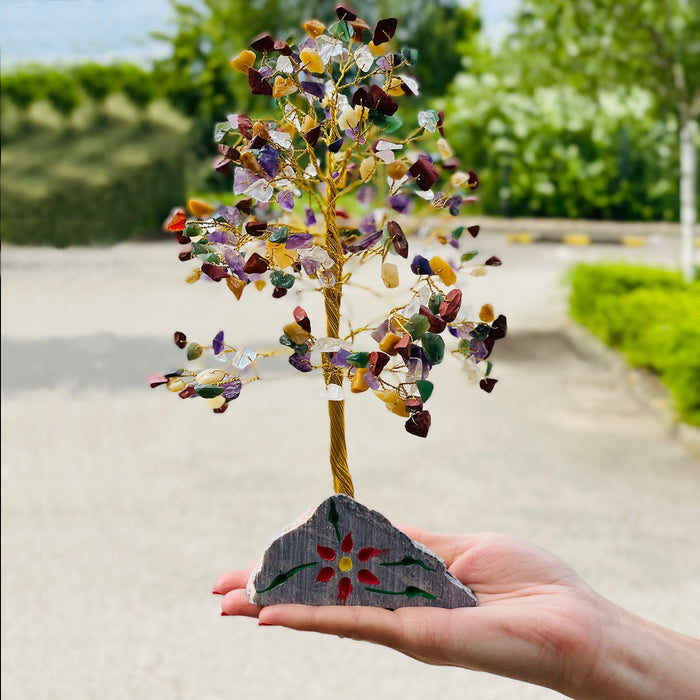 Edelsteinbaum aus verschiedenen Steinen – 320 Steine