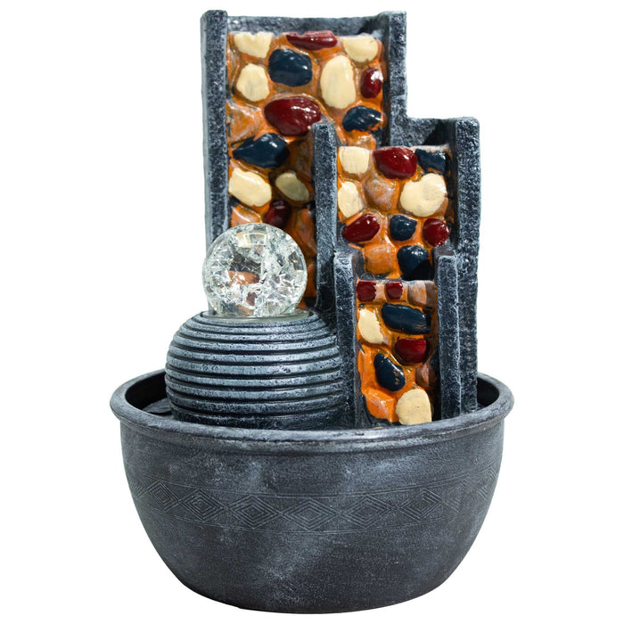 Tabletop Water Feature - Pebble Wall