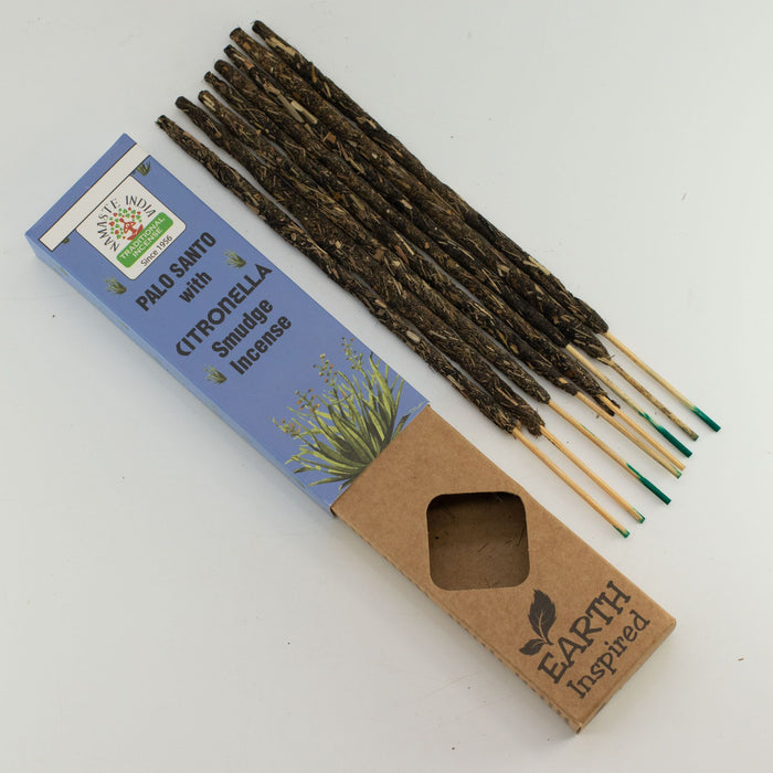 Erd-inspirierte Räucherstäbchen – Palo Santo mit Citronella