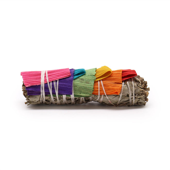 Smudge Stick - White Sage & 7 Corn Leaves (10cm)