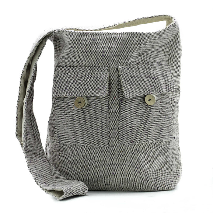Zwei-Fächer-Tasche – Zartes Lavendel, Groß
