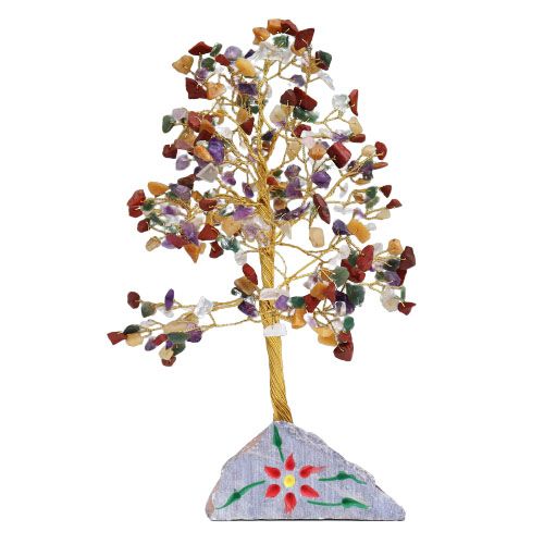 Edelsteinbaum aus verschiedenen Steinen – 320 Steine