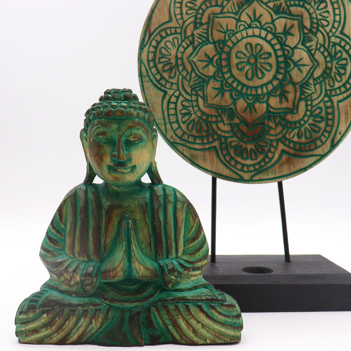 Buddha Feng Shui Set - Buddha-Knoten, Grün