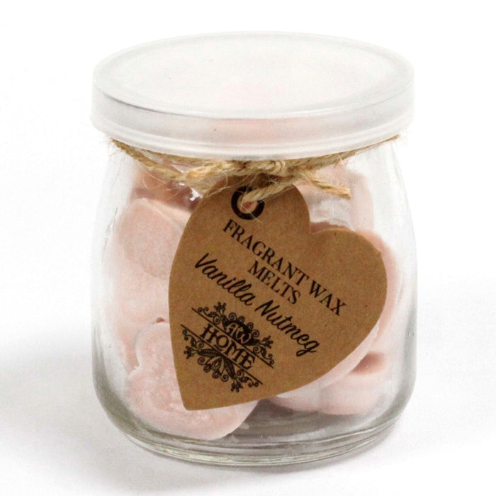Sojawachs-Melts im Glas – Vanille-Muskatnuss